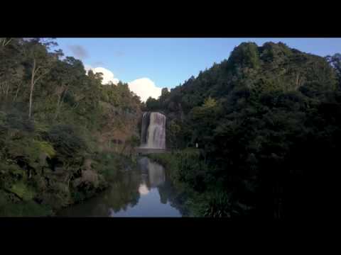 Hunua Falls, Auckland, New Zealand, Drone shot in 4K!