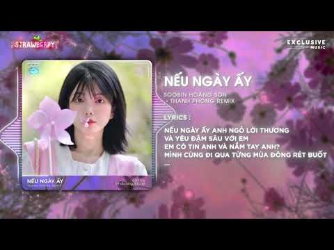 Nếu Ngày Ấy Remix - Soobin Hoàng Sơn (Thanh Phong Remix) | Hot TikTok 2023 - Audio Lyrics Video