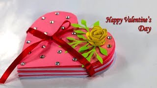 Beautiful Greeting Card - Handmade  greeting card - Happy Valentine's day