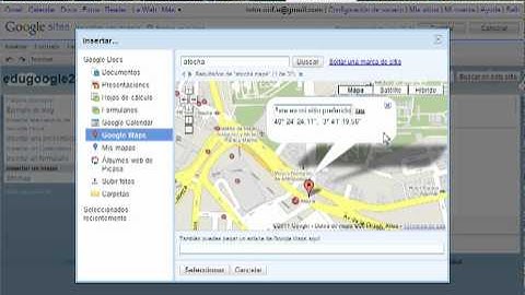 Insertar un Mapa de Google Maps en GoogleSites