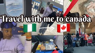 TRAVEL VLOG : Moving  from Nigeria to Canada 🇳🇬 🇨🇦