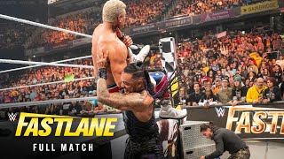 Full Match Judgment Day Vs Cody Rhodes Jey Uso Wwe Tag Team Title Match Wwe Fastlane 2023