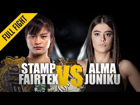 Stamp Fairtex vs. Alma Juniku | ONE Full Fight | Thrilling Muay Thai Duel | June 2019