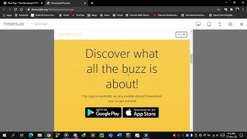 New Age : Free Bootstrap 4 HTML5 App Landing Website Template