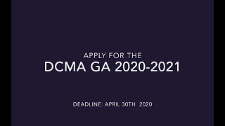 Apply for the DePaul DCMA 2020-2021 Graduate Assistantships！