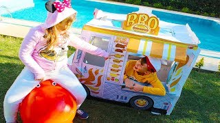 ALİ MEVSİM KARIŞTIRMIŞ Kids Ride-on Food Truck Car Toy, Funny videos ALİ MEVSİM KARIŞTIRMIŞ Kids Ride-on Food Truck Car Toy, Funny videos