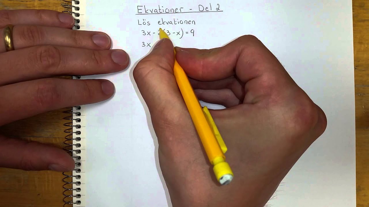 Ma2a Ekvationer - Del 2