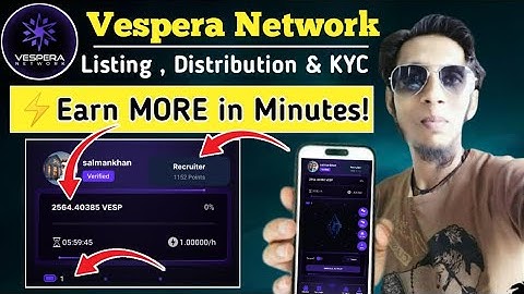 Vespera Network New Update | Vespera Distribution & Kyc Details | Vespera Network Full Guide