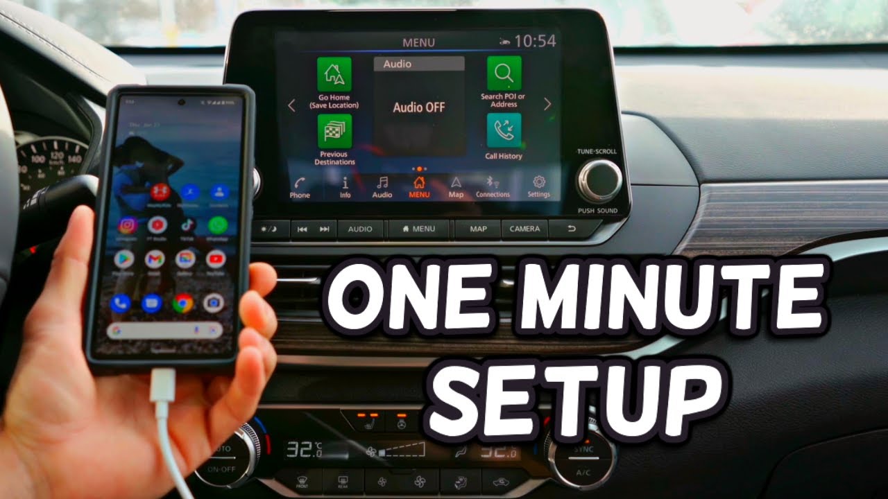 Propiedad Dedicación restante How To Connect Android Auto 2022 One Minute Set Up and Walk Through -  YouTube