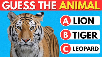 🐘 Only 1% Can Get All 60 Animals Right! | Quiz Challenge