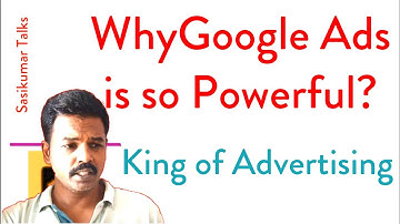 Why Google ads is so Powerful? - Sasikumar Talks (King of Ads) in Tamil #SasikumarTalks