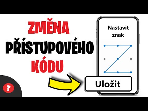 Jak NASTAVIT NOVÝ PŘÍSTUPOVÝ KÓD | Návod | Android / Telefon