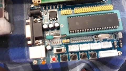 Does not turn on the PCB pic16f877A