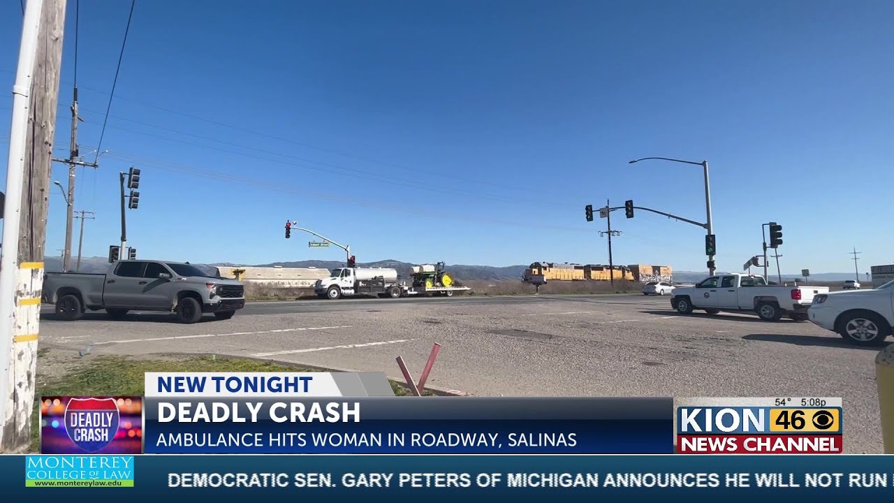 One woman dead after being struck by ambulance in crash - YouTube