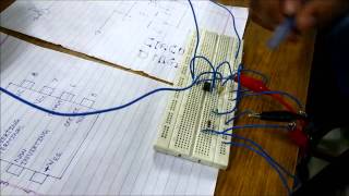 Differentiator using opamp, Rahul and Divyansh