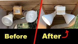 How To Install Or REPLACE A Motion Security Light!! by The General Expert 1,459 views 1 year ago 5 minutes, 47 seconds