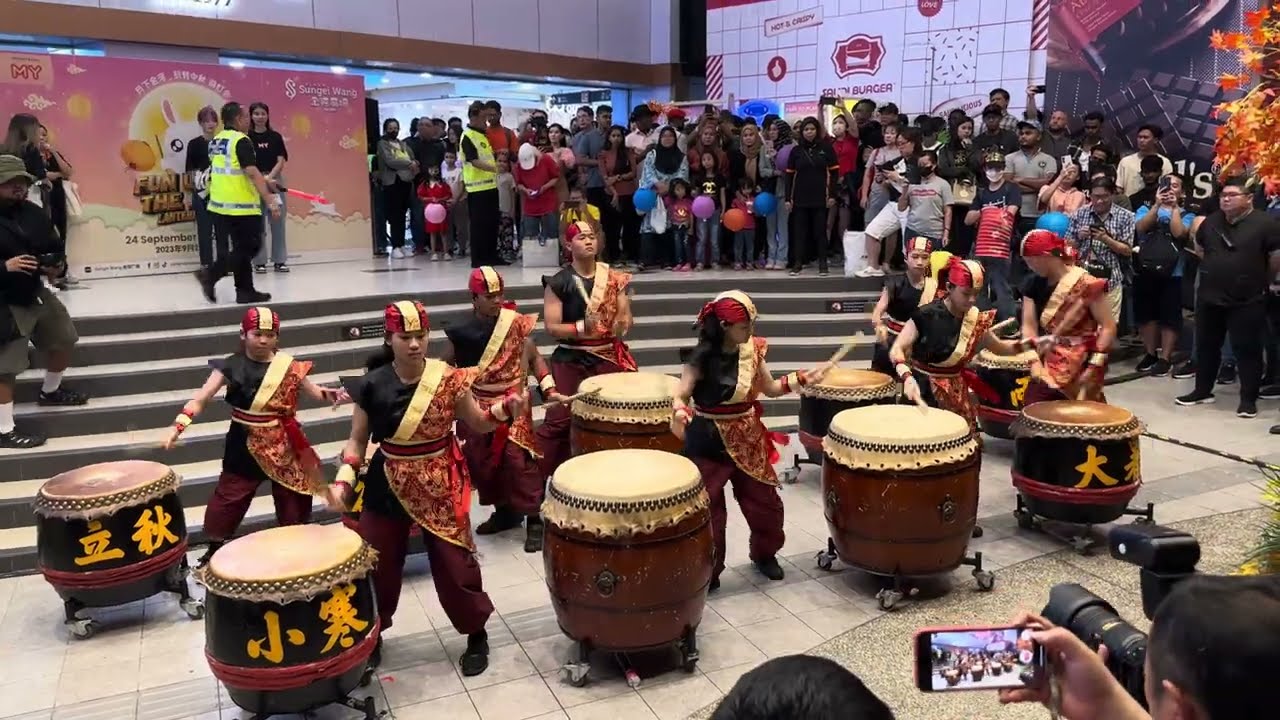 2023 金河广场中秋游灯会 击鼓表演 VR Drumming performance @ Sungei Wang Plaza Lantern Festival, Kuala Lumpur #1/2