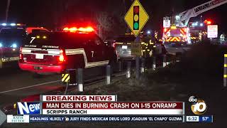 Witnesses unable to save driver after fiery wreck