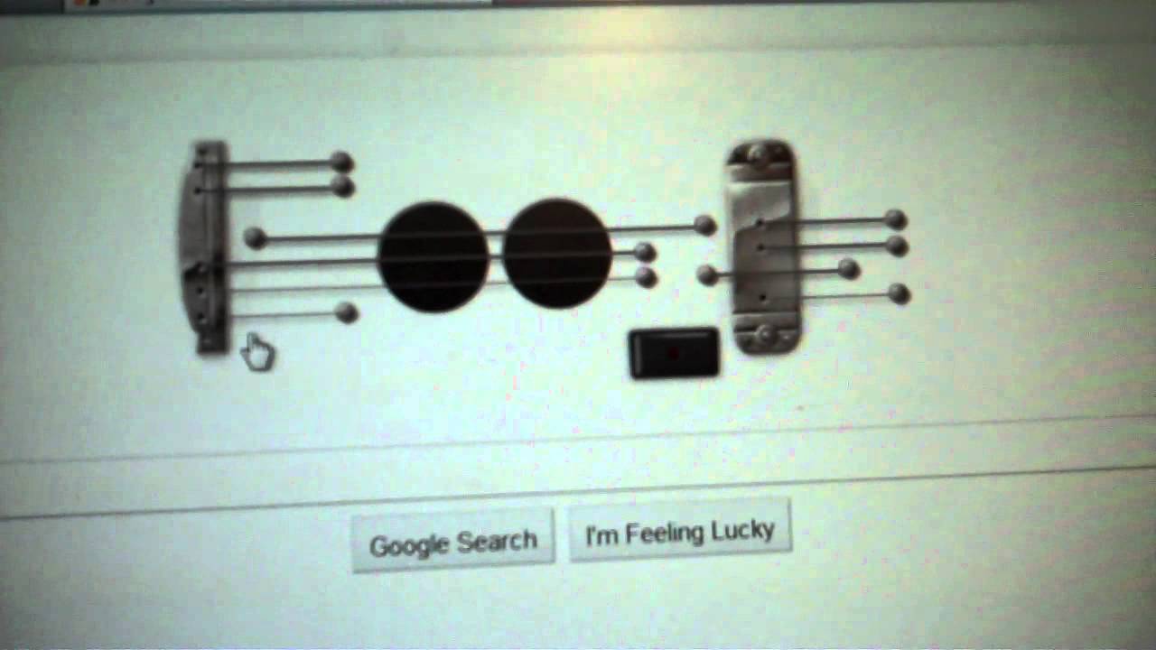 Playing "Guitar" on Google's 6/9/2011 Les Paul Doodle YouTube