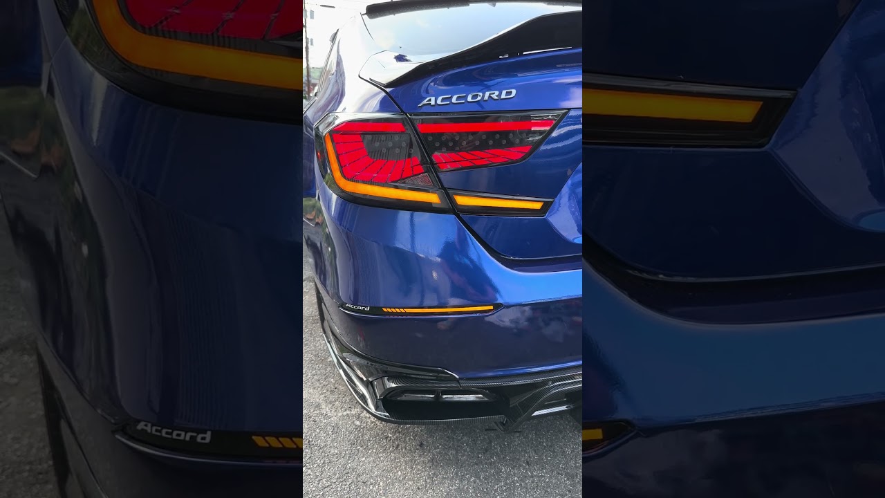 Animation Tail lights and Bumper Led reflector for Honda Accord 10th