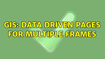 GIS: Data driven pages for multiple frames