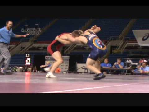 Tyler Lehman dec. Jake Swartz in 2009 Junior Natio...