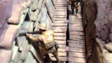 World War One primary school workshop trench model 1/35 scale