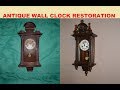 1920's ANTIQUE WALL CLOCK RESTORATION