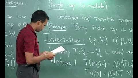 I. The Group Algebra