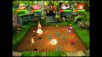 Jungle Bash - Gold Relic - Crash Bash - 200% Playthrough (Part #80)