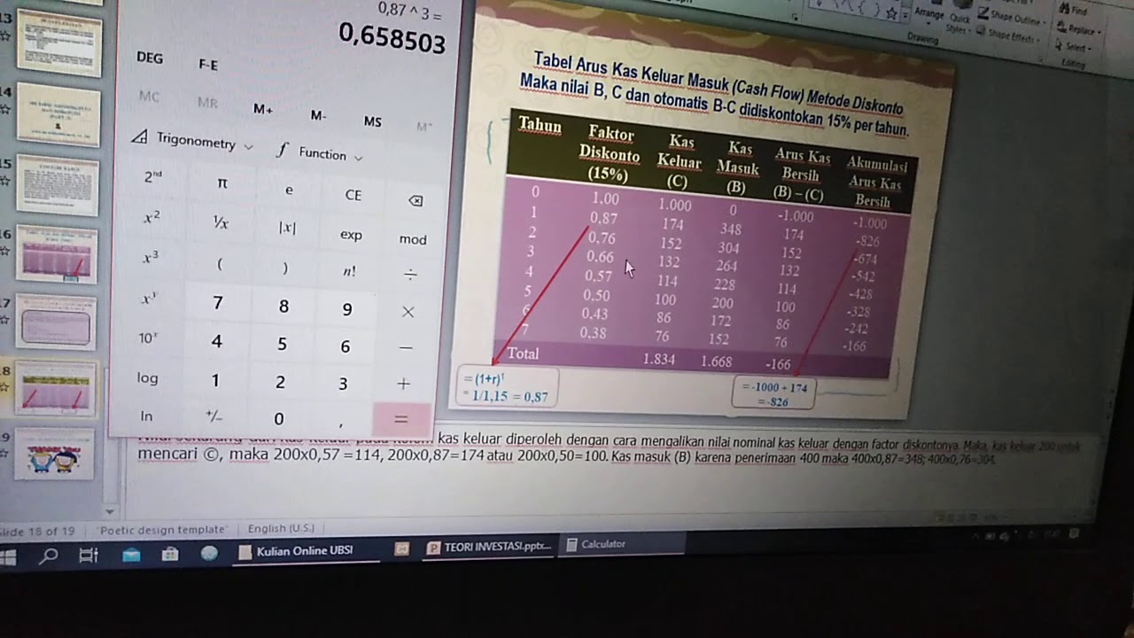  Cara  Hitung  Faktor Diskonto YouTube