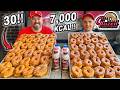 Ohio's 7,000 Calorie "Dirty Thirty" 30 Glazed Donuts Eating Challenge!!