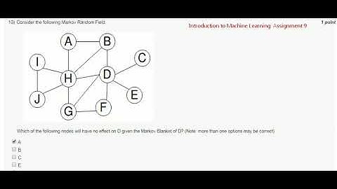 Introduction to machine learning  NPTEL assignment 9 solutions 2020