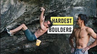 Trying Some Of The Hardest Boulders In The UK Ft. Will Bosi and Aidan Roberts