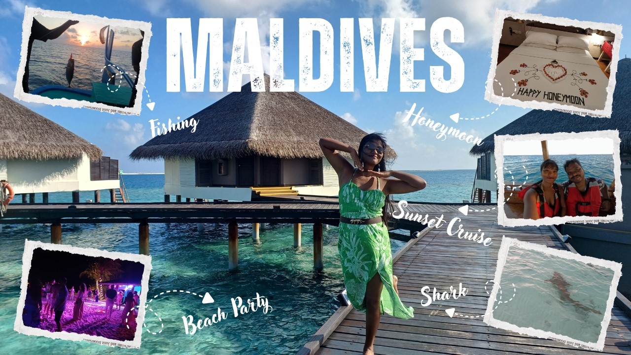 Медовый месяц на Мальдивах🌻| Мы видели акул🦈🦈🦈| Круиз на закате🛥| Пляжная вечеринка🎊| Рыбалка🎣| М...