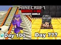 How I Ruined My 100 Days Hardcore Minecraft World... (Desert Only)