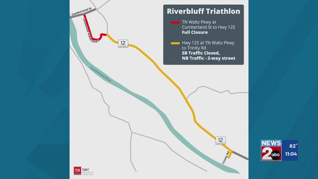 Road closures in Ashland City for triathlon Road closures in Ashland City for triathlon