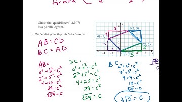 Proving Parallelograms