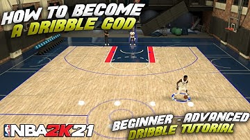 NBA 2k21 Ultimate Beginner - Advanced Dribble Tutorial! How to Become a Dribble GOD in the Demo!