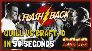 Flashback⚡⬅️ Quill Vs Craft-D [2019] | Don't Flop Rap Battle