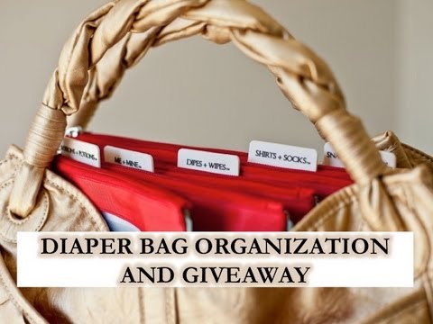 diaper bag organization