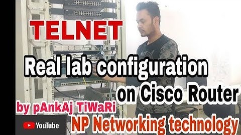 REAL LAB - Configure TELNET on CISCO Router || How to configre Telnet on LIVE CISCO ROUTER