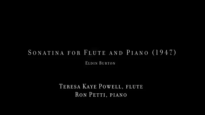 Burton Sonatina Teresa Kaye Powell