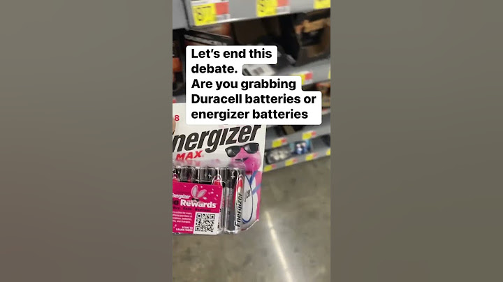 Which batteries are better? Duracell or energizer?