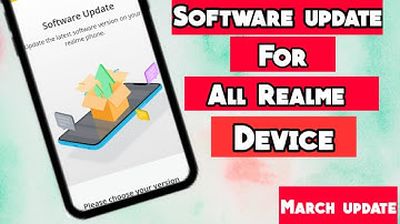 Software update for all Realme device | March OTA update | Whats new on the update?