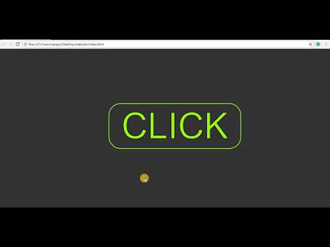 how to design glowing buttons || html and css