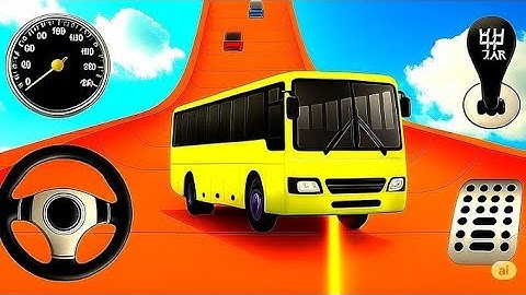 Impossible Bus Stunt Racing Simulator 3D - GT Road Racing - Android Gameplay 