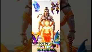 hanuman editing cutout editing tutorial #viral #edit #videoediting #