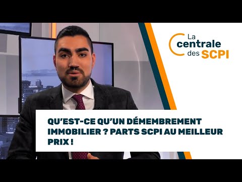 Miniature de la vidéo : Qu’est-ce qu’un démembrement immobilier ? Parts SCPI au meilleur prix !