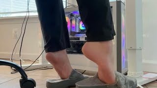 Foot Feet Barefoot and Slippers